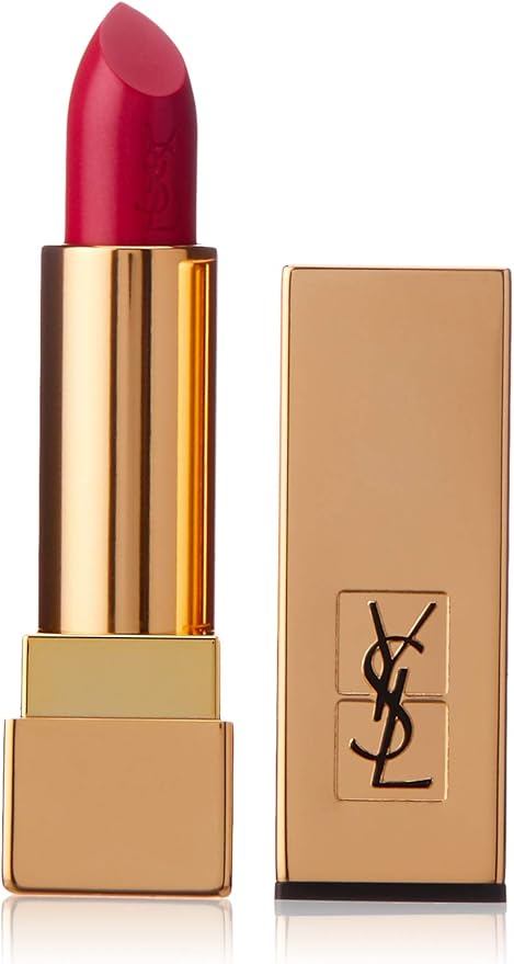 yvessaintlaurentrougepurcouture纯色缎面光泽方管口红57号色pink