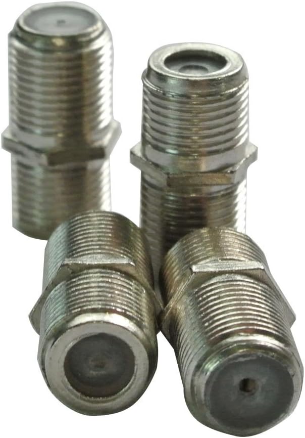 ge 同轴电缆延长适配器耦合器,2 件装,适用于 f 型 rg59 rg6 同轴电缆