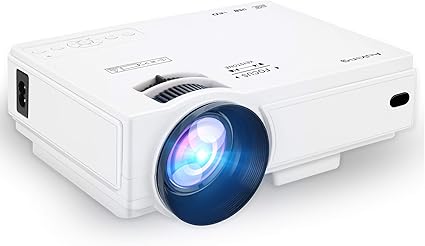 Auking 迷你投影仪2400 流明便携式视频投影机 小时多媒体家庭影院电影投影仪 支持1080p 兼容亚马逊fire Tv Stick Hdmi Vga Usb Av 笔记本电脑 智能手机 小家电 亚马逊中国