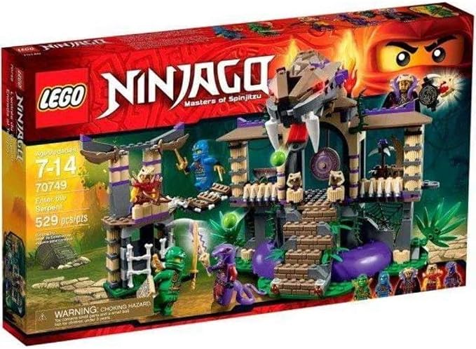 lego 乐高 拼插类玩具 ninjago幻影忍者系列 勇闯狂蟒碉堡 70749