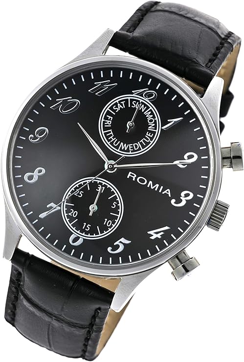 romi 手表 rm-621mb 男士 黑色