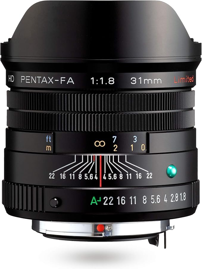 hd pentax-fa 31mmf1.8 limited 黑色 限量镜头 广角定焦镜头 【f1.