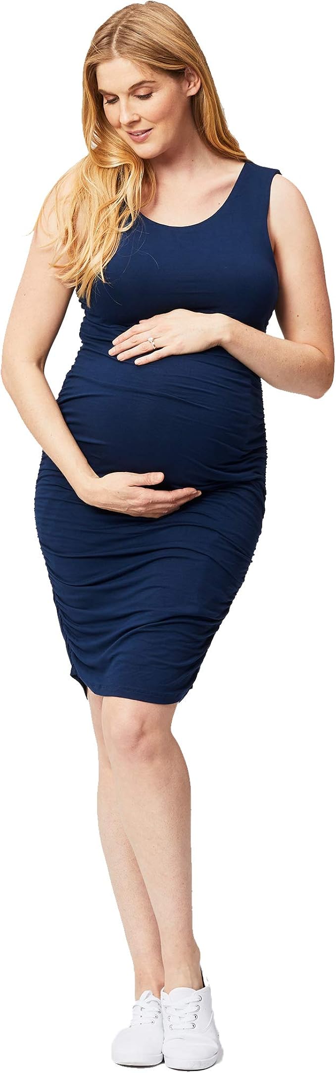 cake maternity 女式紧身无袖孕妇连衣裙