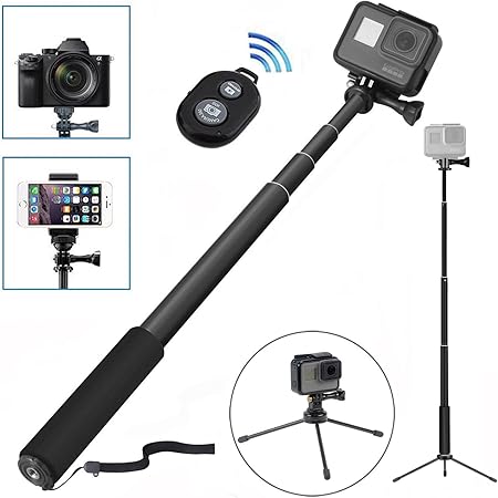 Wineecy Wineecy 蓝牙自拍杆带三脚架 适用于gopro Hero 5 4 3 3 2 Session 小米4k 动作摄像机 8 合1 可延展单脚架 带蓝牙遥控器的手机夹 价格报价图片评测多少钱 Wineecy Wineecy 蓝牙自拍杆带三脚架 适用于gopro Hero 5 4 3 3 2 Session 小米4k 动作摄像机 8 合1 可延展单脚架 带蓝牙遥控器的手机夹 价格报价图片评测多少钱