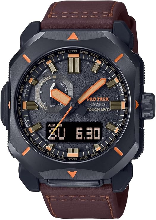 casio 卡西欧 男士 pro trek prw-6900yl-5 tough 太阳能手表
