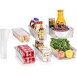 Sorbus 冰箱收纳盒可堆叠的食品储藏容器不含bpa的抽屉收纳盒 用于冰箱冷藏和食品储藏室 亚马逊中国 厨具