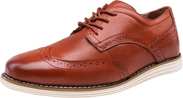 jousen 男式正装皮牛津鞋 经典商务 德比鞋