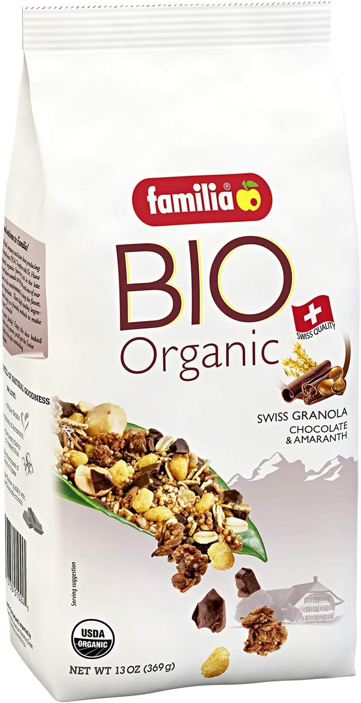 Familia BIO Swiss Granola, Chocolate & Amaranth, 13Ounce Bag 亚马逊中国 食品
