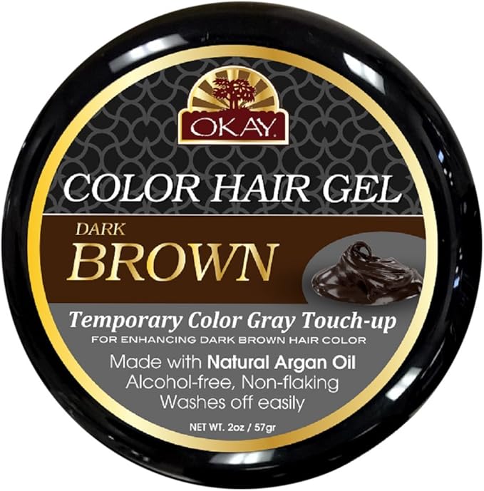 okaycolorhairgel深棕色567克