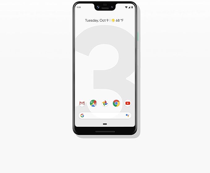 Google 谷歌pixel 3 Xl 手机 解锁 配备64gb内存 白色 亚马逊中国 手机通讯