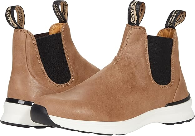 blundstone 男士活力系列切尔西靴子,灰褐色,10 uk