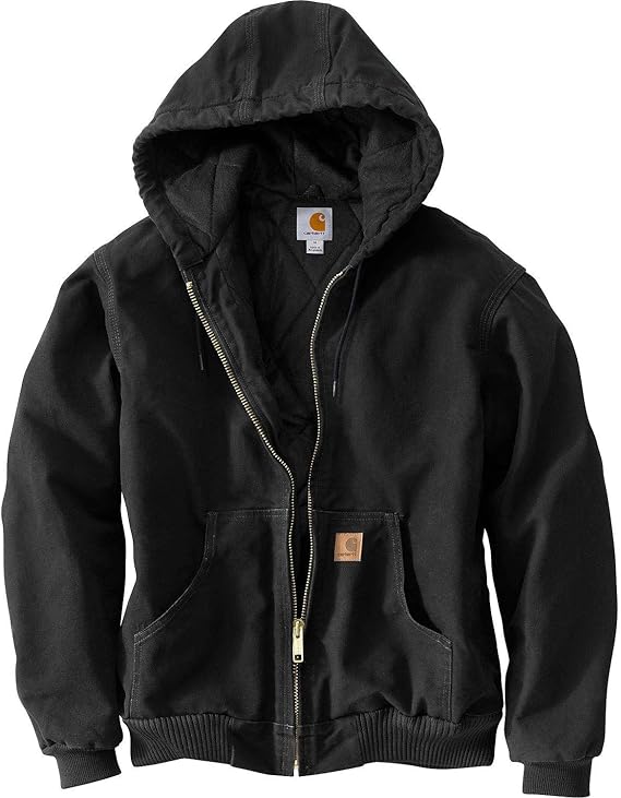 carhartt j130 男士法兰绒缝布衬里砂岩运动夹克