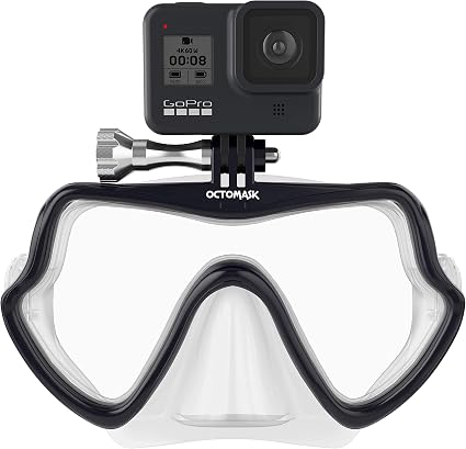 Octomask 无框gopro 面具 用于潜水和浮潜 适用于hero2 Hero3 Hero3 和hero4 相机 亚马逊中国 运动户外休闲
