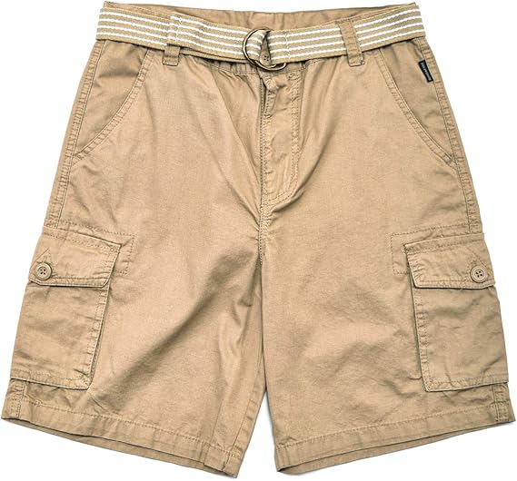 男孩工装斜纹机车短裤