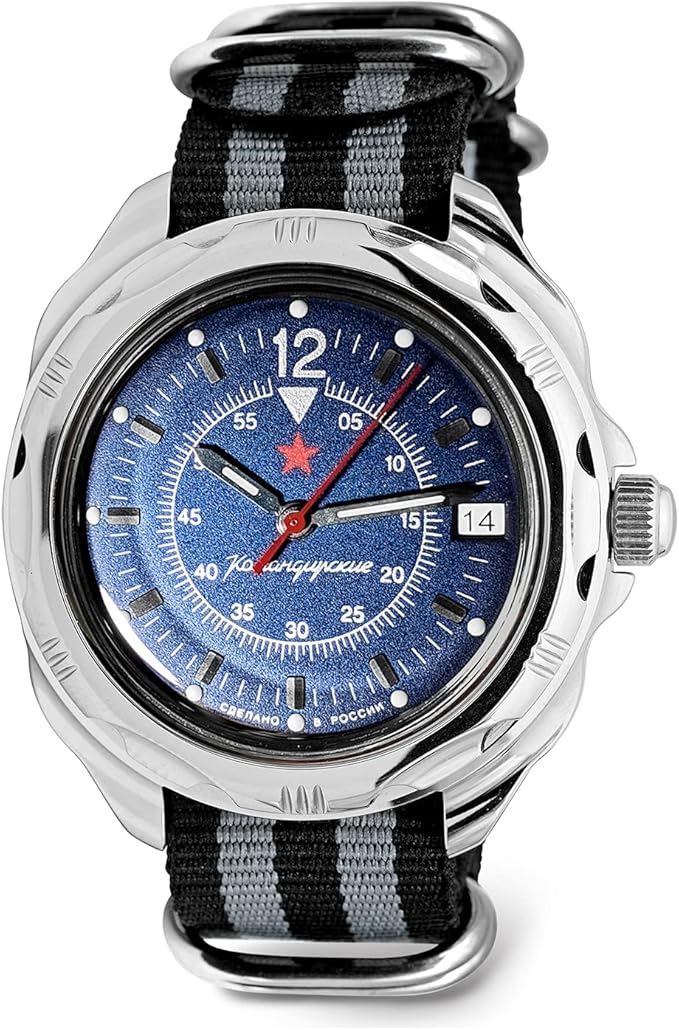 vostok | 男士 komandirskie 经典指挥官俄罗斯机械军事风格手表