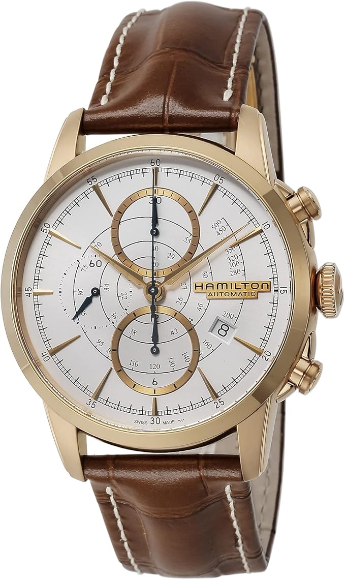 [哈密尔顿] 腕表 rille road h40676551 男士 棕色 []
