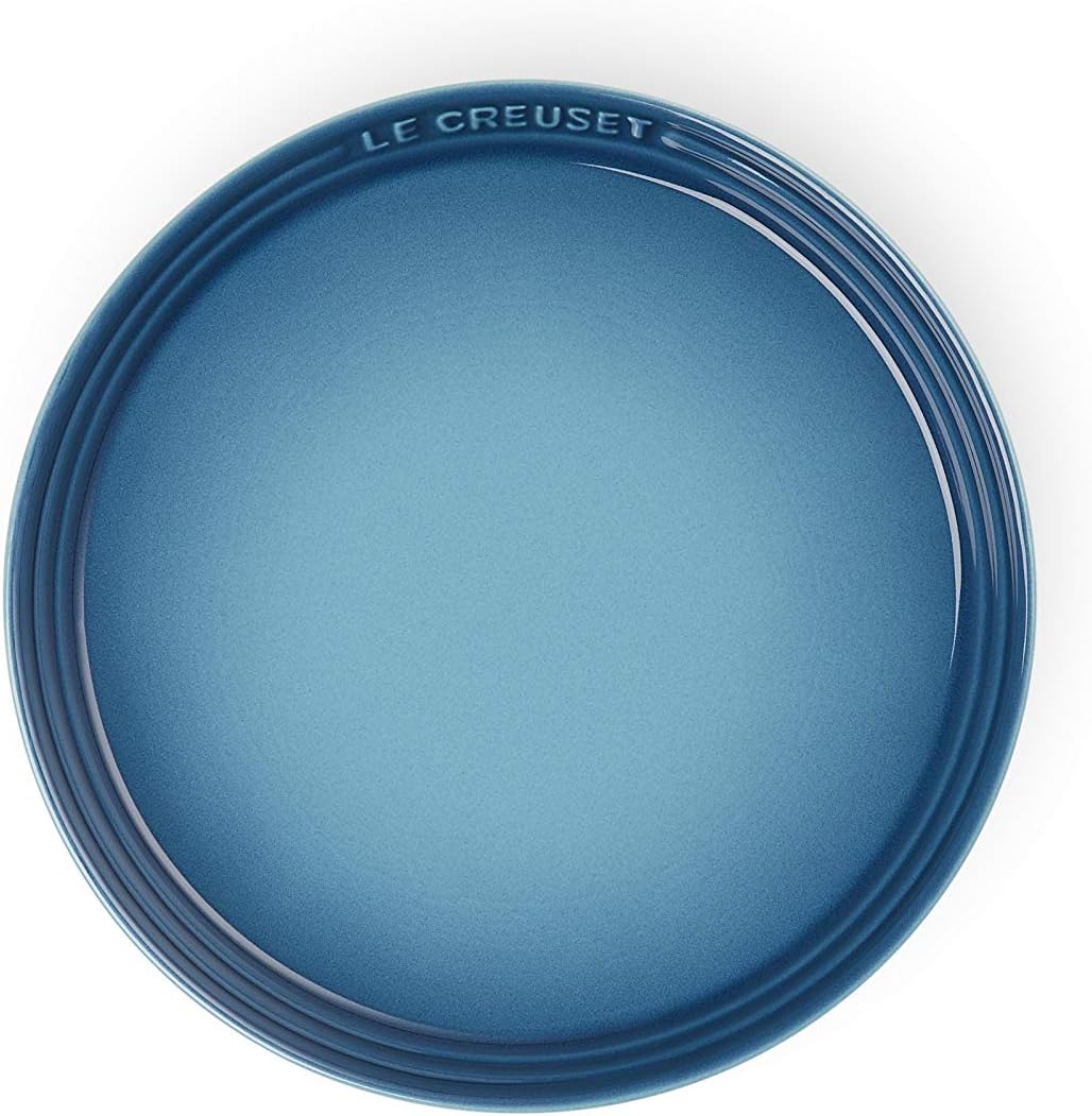 le creuset 酷彩 盘子 neo 圆形盘 海蓝色 17cm
