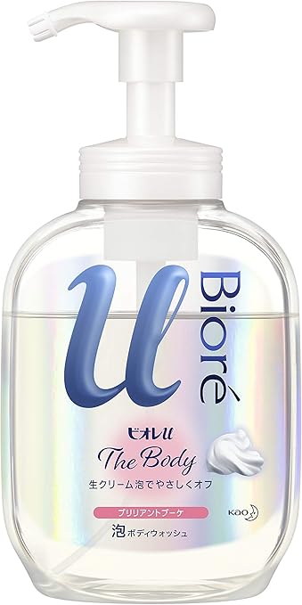 Biore 碧柔沐浴露 The Body 泡沫型明亮花香按压式540毫升 高润滑 的奶油泡沫 沐浴露华丽的碧玺沐浴露 亚马逊中国 美容化妆