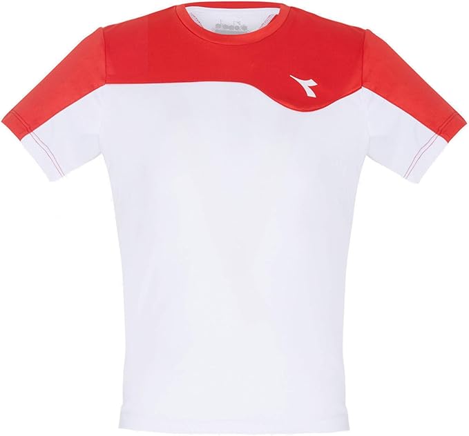 diadora 男孩,团队 t 恤白色