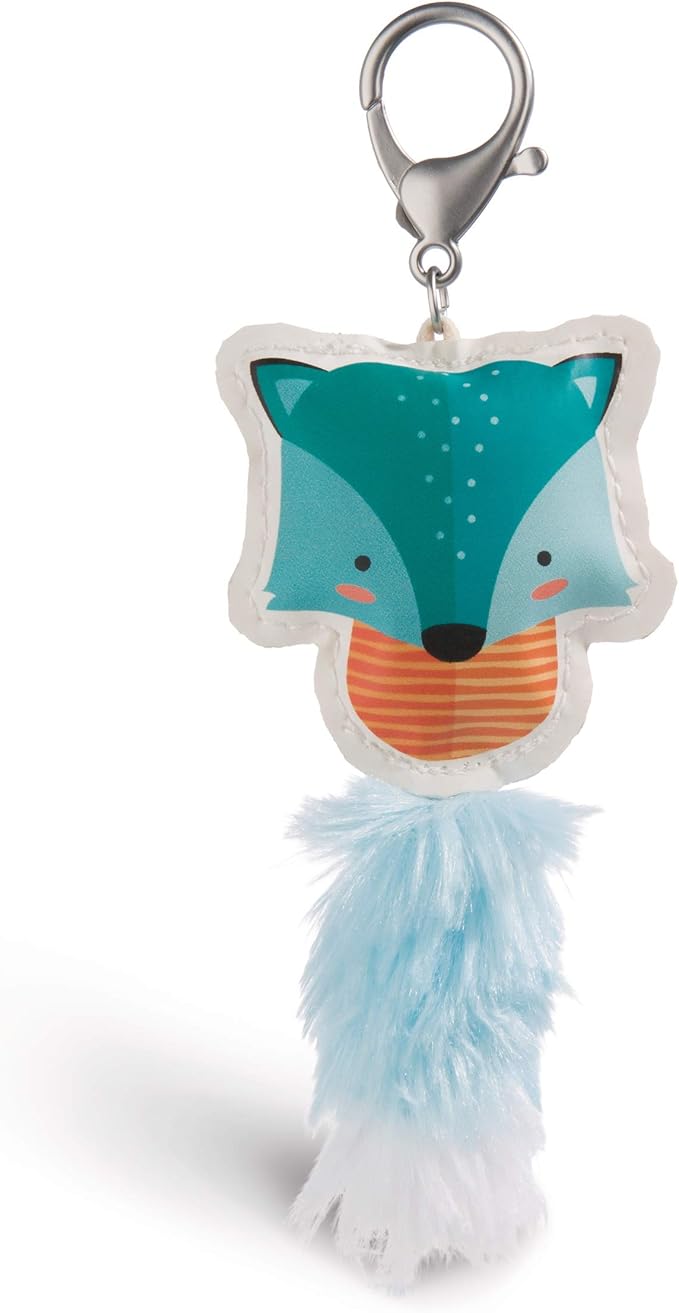 nici 礼祺 45582 狐狸 蓝色 12 厘米 人造革包挂坠 彩色