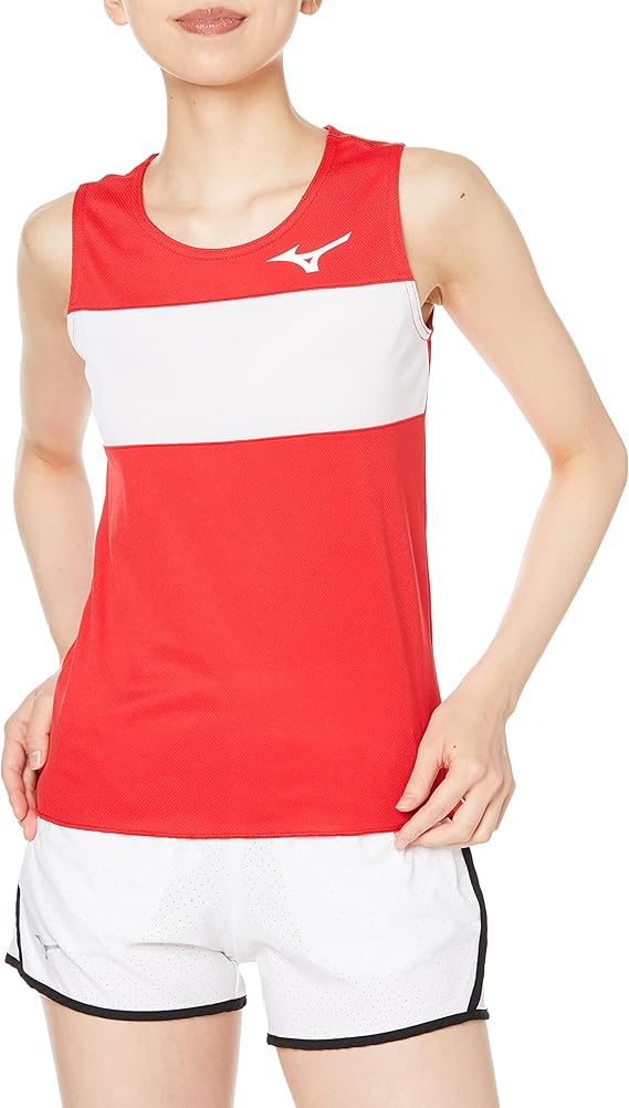 mizuno 美津浓 田径服 赛车衫 跑步衬衫 无袖 背心 田径比赛 u2ma0250