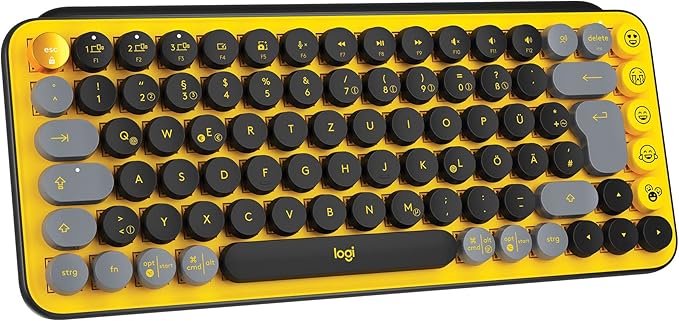 logitech 罗技 pop keys 机械无线键盘,带可定制的表情键,紧凑设计