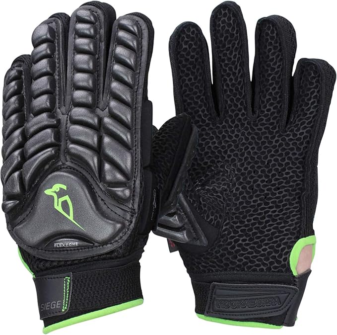 kookaburra 中性 team siege 曲棍球护具 黑色 中号 右手