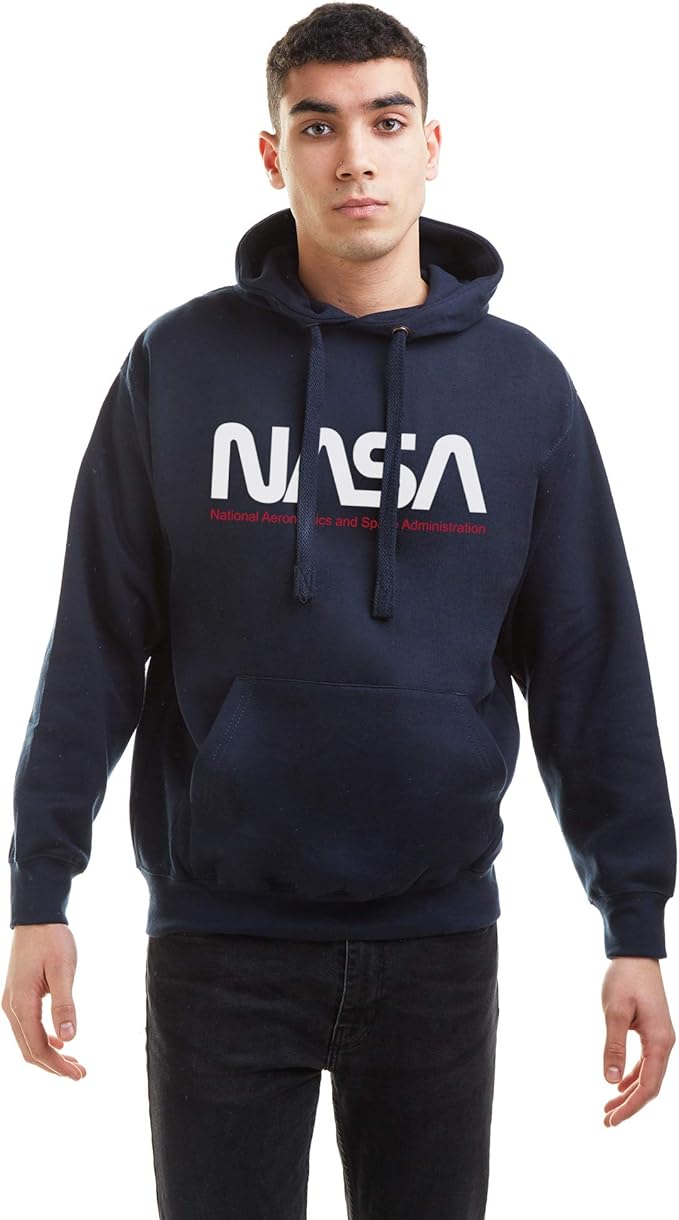 nasa 男式 insignia 连帽运动衫