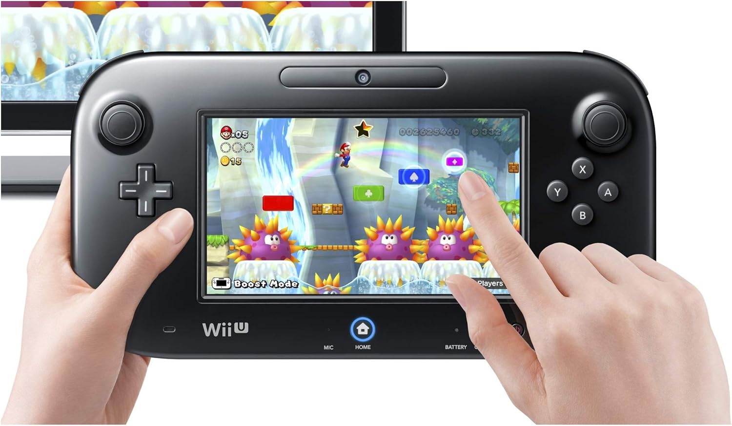 任天堂wup 010 Cr Wii U 游戏垫 黑色 认证翻新 游戏 娱乐 亚马逊中国