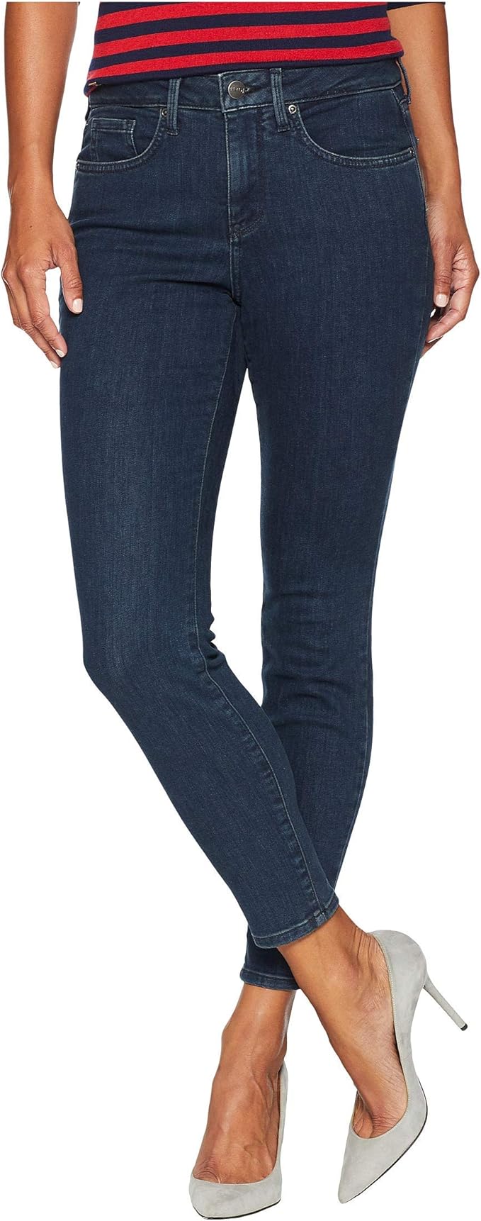 nydj 女式 petite ami 紧身牛仔裤 firesky 14p