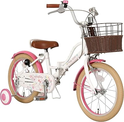 streamline 凯蒂猫 折叠儿童自行车 16英寸 钢制框架 jp8752 with m&