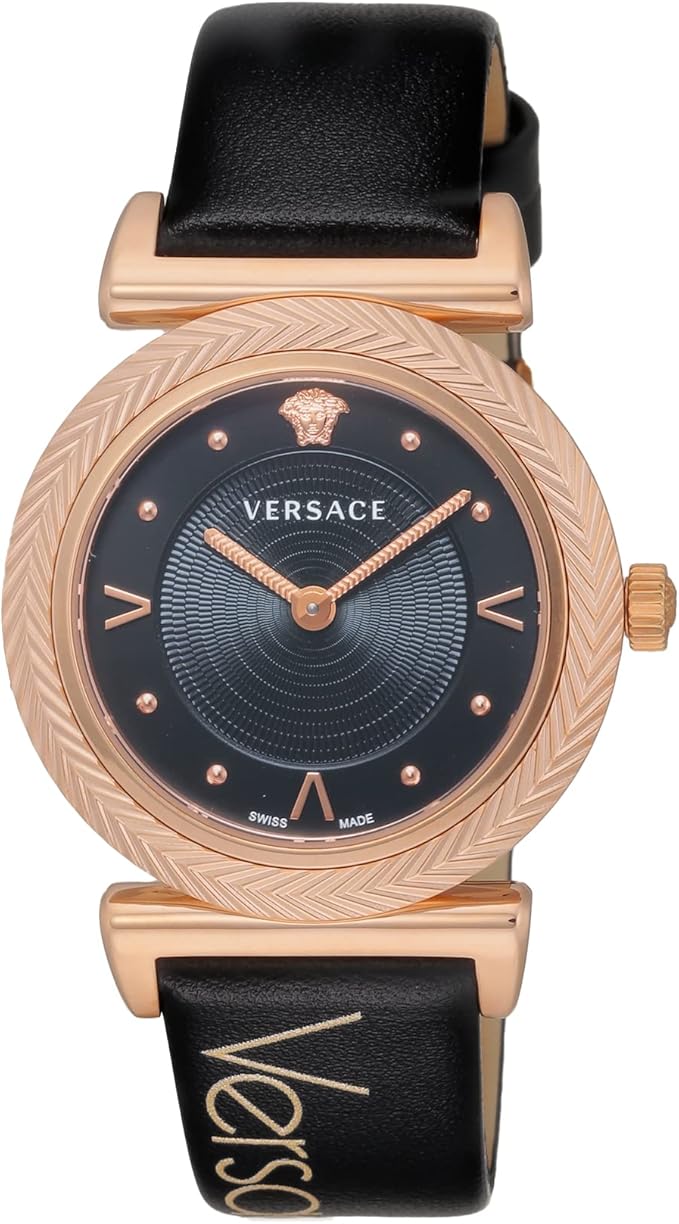 versace 范思哲 vere 腕表 "v"字表盘 不锈钢 蓝宝石玻璃 石英 35毫米