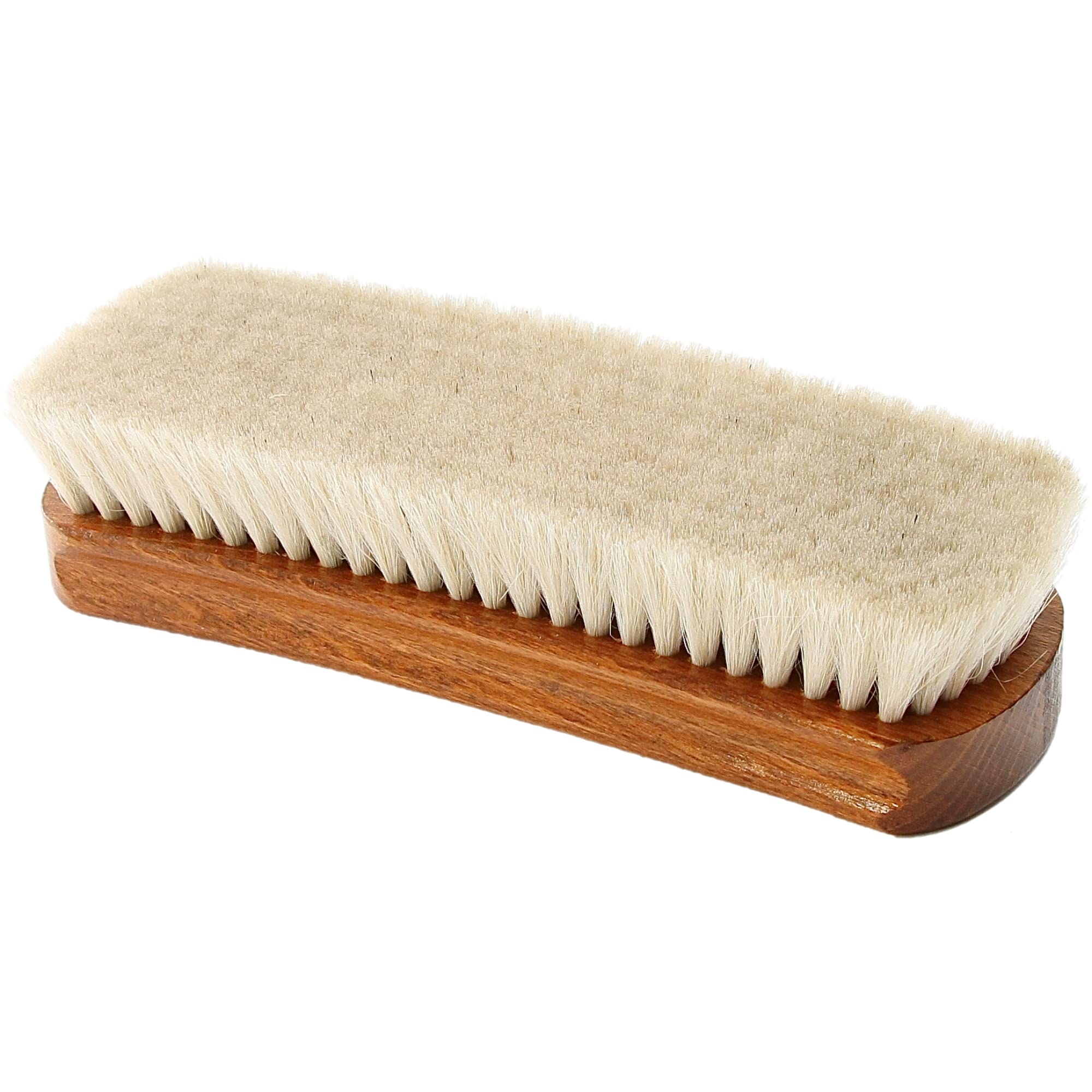 Columbus shoe brush processing with German brush 9 goat hair shoe polishing · Shoe maintenance, white, Free Size
