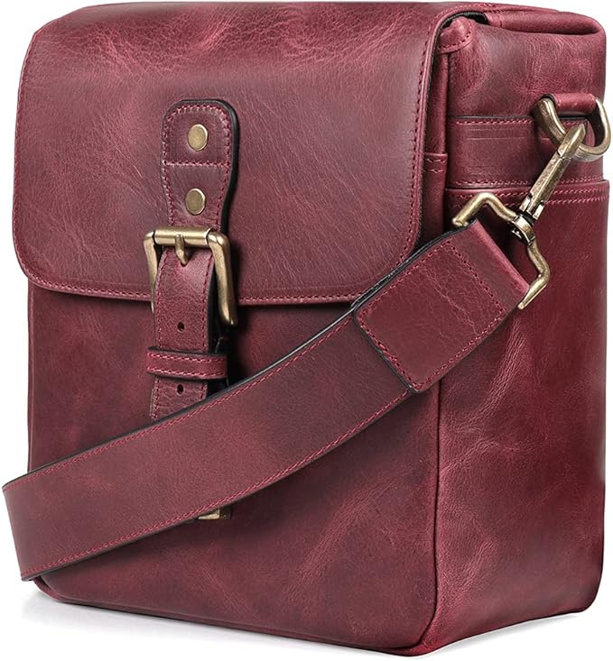 torres mini mg1700 真皮相机邮差包,适用于无反光镜,即时和数码单反