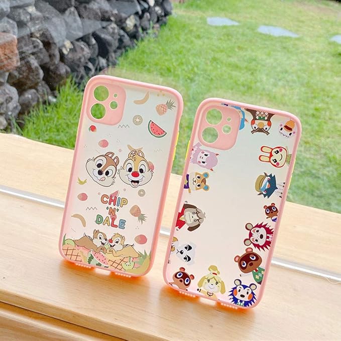 hi-yoohere iphone x 手机壳,可爱卡通动物家庭图案光滑柔软 tpu 防震