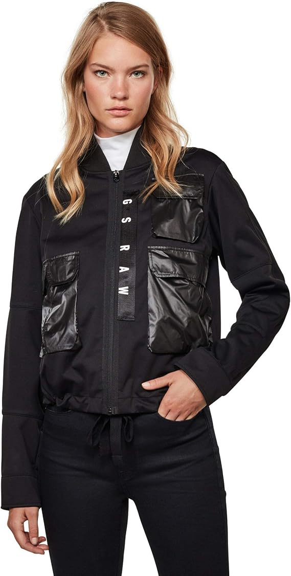 g-star raw 女式 3d 口袋飞行员夹克