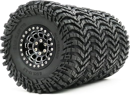 0 英寸软组合 2.2 泥浆履带轮胎和 -10 毫米负偏移 2.