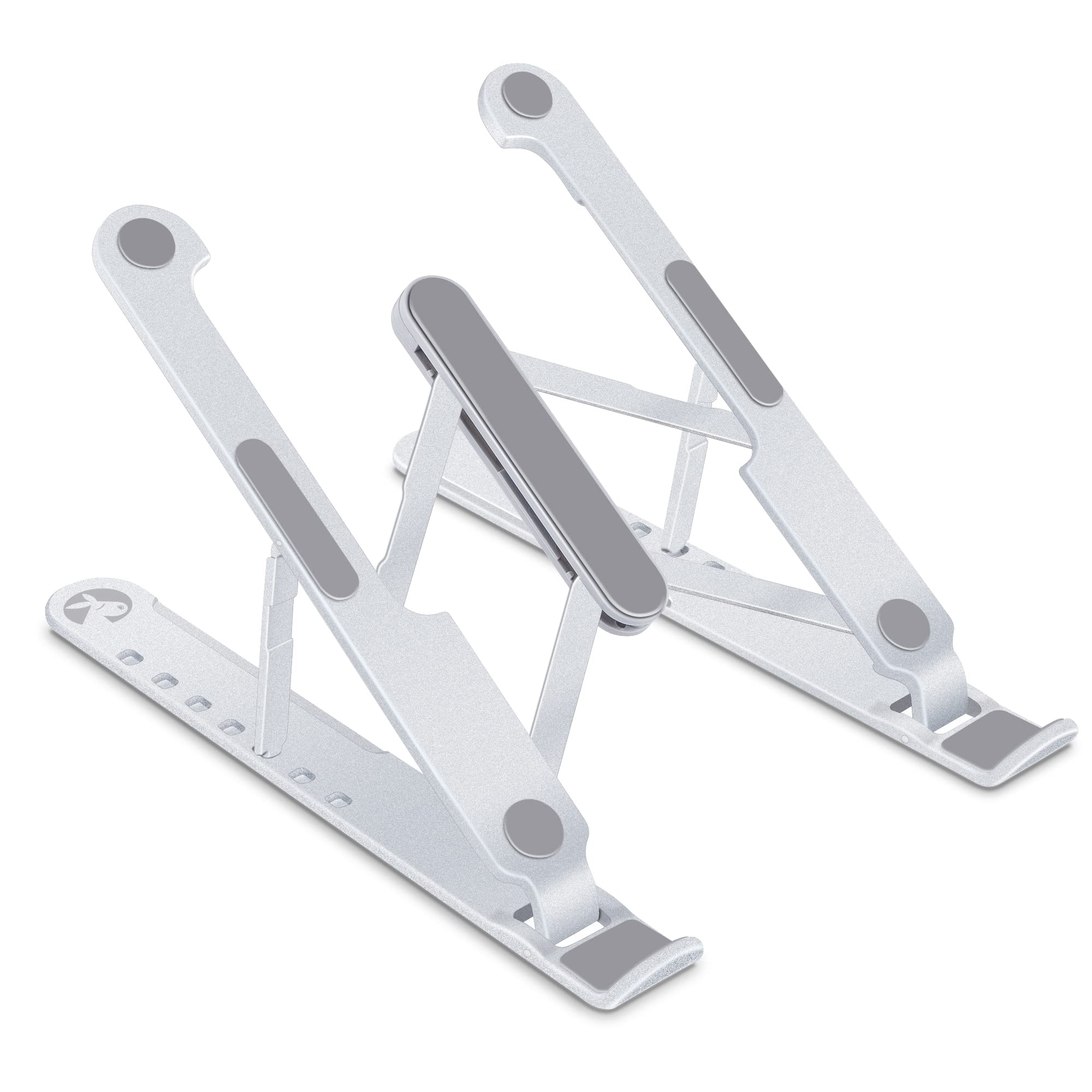 TITIROBA laptop stand Lightweight computer stand Folding computer stand Cooling laptop stand for home work non-slip 7 adjustable aluminum alloy 5 kg load 7-7. Inch silver DN-04 Japan limited