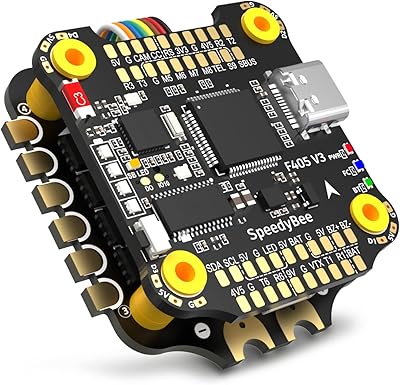 speedybee f405 飞行控制器堆叠:30x30 蓝牙堆叠,带 4 合 1 50a esc