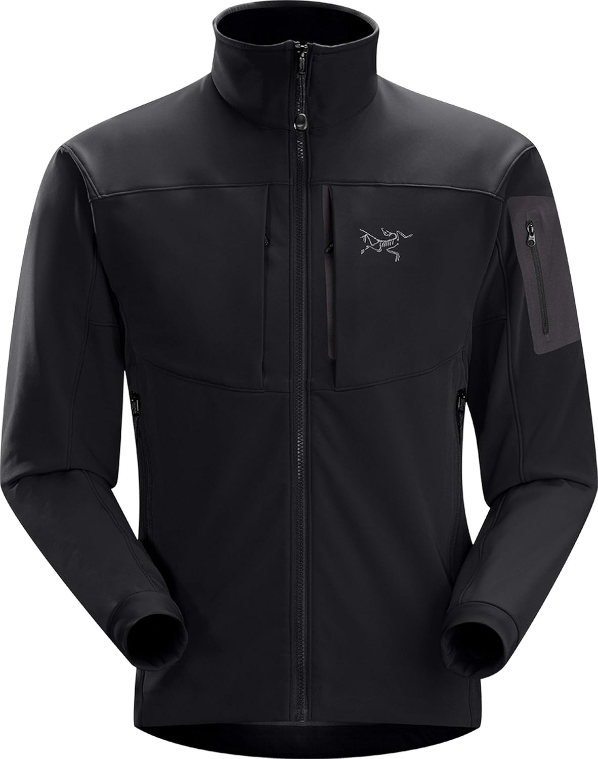 arcteryx 始祖鸟 男式 防风软壳夹克 12662-a13 黑灰色 170/96a