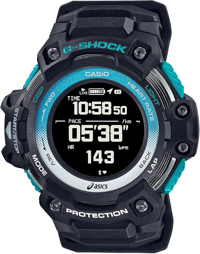 casio 卡西欧 腕表 g-shock gps&amp;搭载心率计 x asics gsr-h