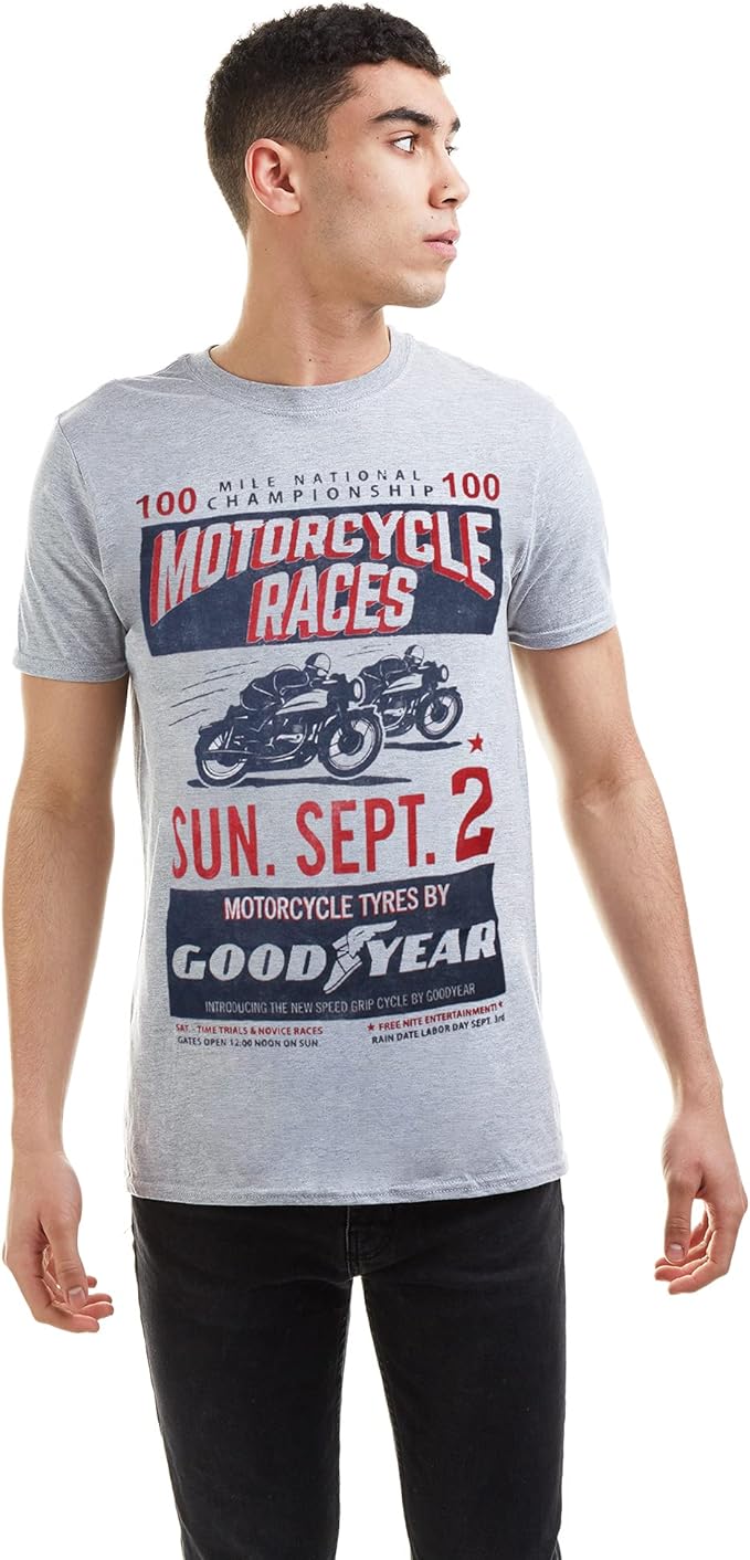 goodyear 男士全国冠军 t 恤