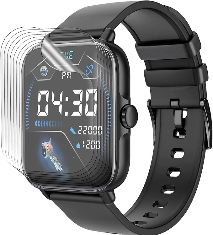 7 英寸智能手表屏幕保护膜,适用于 a-tgtga,banlvs,dxpicr,geelyda