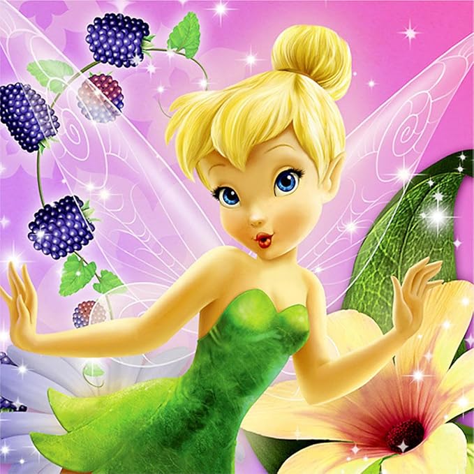 tinker bell 甜点饮料餐巾纸 - 16 张/包.