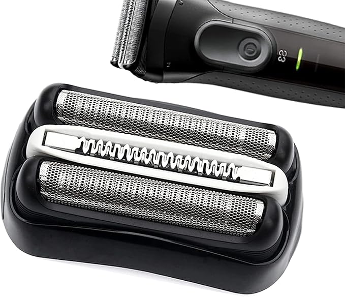 系列 3 32b 替换刀头兼容 braun 博朗系列 3 剃须刀,32b 铝箔和刀替换