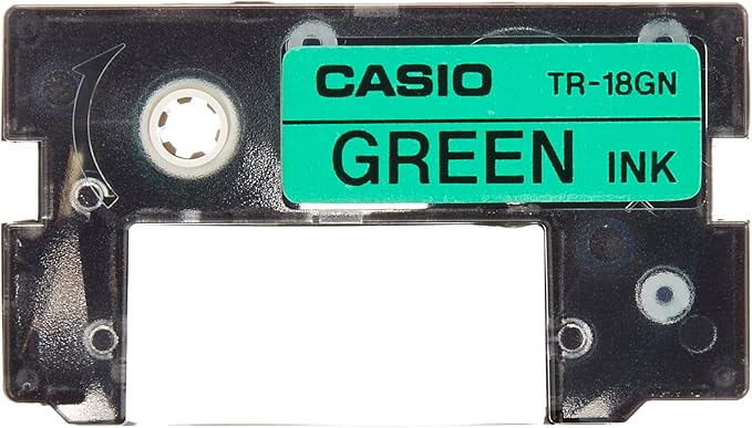 卡西欧 磁盘主题打印机 墨水 TR-18GN 绿色