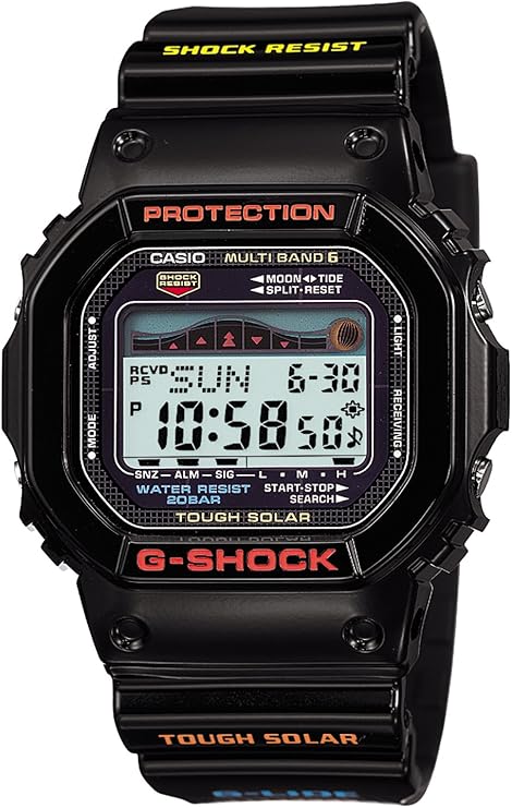 casio 卡西欧 g-shock g-lide 太阳能电波手表 gwx-5600-1jf 黑色