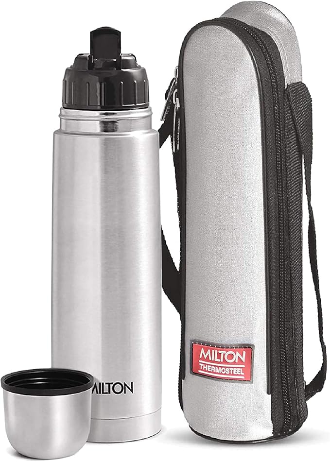 milton thermosteel flip 盖酒瓶,银色 银色 500 milliliters fg-tms