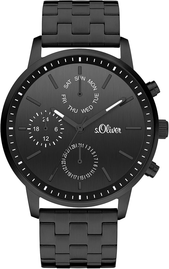 oliver 女士手表 指针式 石英 不锈钢, schwarz, 手链 : 亚马逊中国