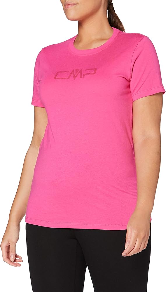 cmp 女士 t 恤 einfarbig * baumwolle mit logo 30d6406p t 恤
